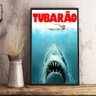 Quadro Poster Filme Tubarão Jaws Tamanho A4 - 1