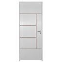 Ver imagem 1 de Porta de Madeira Semi-oca Primer Atenas Frisada Bat.11 Cm Eco Fech. Ext Modena.-210x82 Lado Esquerdo