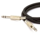 Ver imagem 2 de Cabo P10 para P10 Estereo Preto - 35 Metros