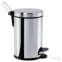 Lixeira com Pedal 3 Litros em Aço Inox - 2