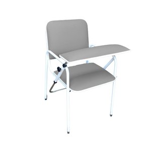 Cadeira Coleta Standard com Braço Frontal Cinza