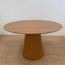 Ver imagem 2 de Mesa de Jantar Cone Redonda 120 Cm Tampo Freijó Base Freijó Freijó Personal Art Design