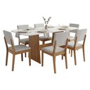 Ver imagem 1 de Conjunto Sala de Jantar Mesa 1,60m Maira 6 Cadeiras Linda Viero