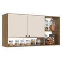 Ver imagem 1 de Armário Aéreo Leticia 120cm 2 Portas Thb
