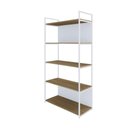 Ver imagem 7 de Estante 05 Prateleiras c/Fundo Yon 80cm Est.Branca