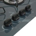 Ver imagem 3 de Cooktop 4bocas Ultra Chama 127/220v Marmo Cinza