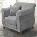 Ver imagem 2 de Kit 2 Poltronas Decorativas Retro Polo Veludo 2938 Ezz