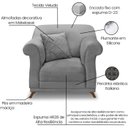 Ver imagem 3 de Kit 2 Poltronas Decorativas Retro Polo Veludo 2938 Ezz
