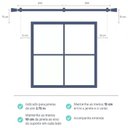Ver imagem 3 de Kit Varão Simples de Cortina 400cm com Emenda Eco Compacto Belchior