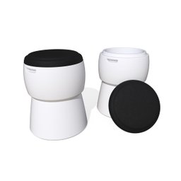 Pufe Cork - Branco - 1