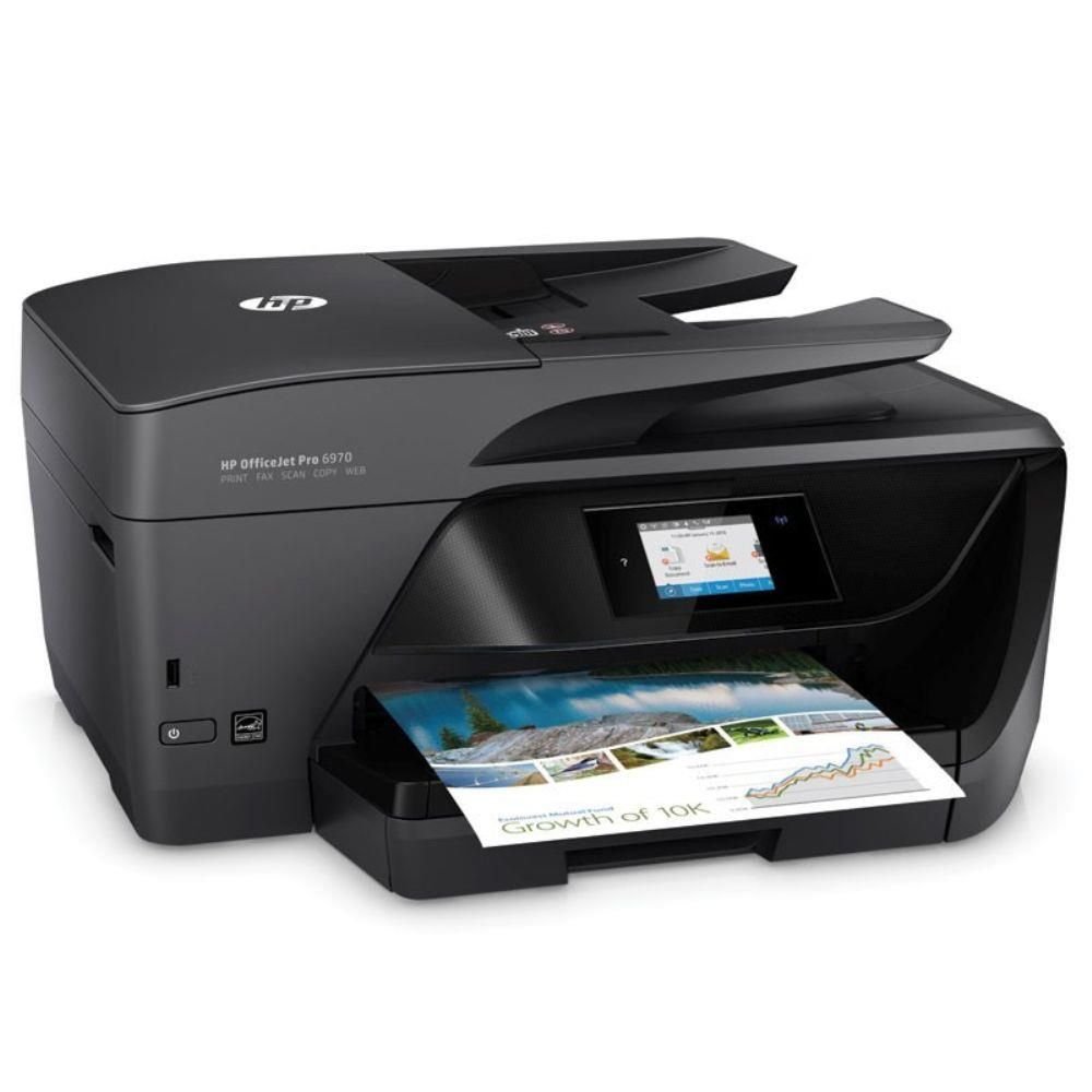 Impressora Multifuncional Jato de Tinta Color Hp J7k34a#696 Oj Pro 6970 ...