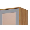 Ver imagem 5 de Armário de Cozinha Modulado Brilhante C/ 2 Portas 80cm Cinamomo/platina - Mgm