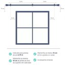 Ver imagem 3 de Kit Varão Simples de Cortina 300cm com Emenda Eco Compacto Belchior
