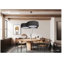 Ver imagem 2 de Pendente Spinner 80cm - 6 Luzes Adrilustres Preto 110v/220v (bivolt)