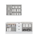 Ver imagem 6 de Cozinha Modulada Henn Americana 4 Peças (1aéreo+2balcões+1complemento) S/pia Cz126 Branco-henn
