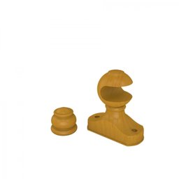 Kit Varão Simples de Cortina 400cm com Emenda Eco Compacto Belchior - 2