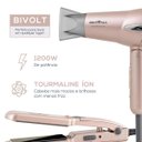 Ver imagem 6 de Kit Secador de Cabelo Travel Rose Gold Biv Britania