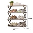 Ver imagem 6 de Sapateira Modular 4 Prateleiras Ajustável Casa Closet