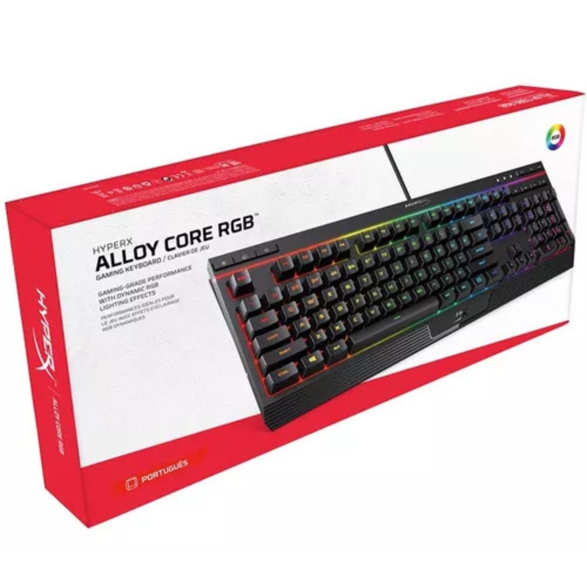 Teclado Gamer Hyperx Alloy Core Rgb Membrana Anti-ghosting - 9