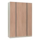 Ver imagem 1 de Guarda-roupa Solteiro Luciane 4 Portas 3 Gavetas Prime Plus 160 Cm