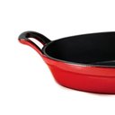 Ver imagem 2 de Assadeira Brinox Oval Sauté Vermelha 24x17,2x4,5 1l 57503163