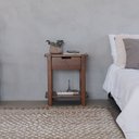 Ver imagem 1 de Mesa de Cabeceira Laguna Verniz Castanho