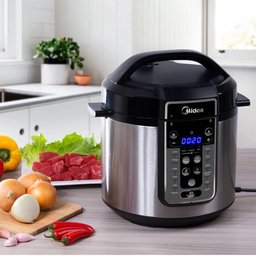 Panela Elétrica Midea de Pressão MasterSteam 6L Inox - 127V - 8