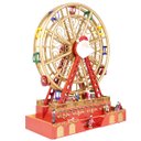 Ver imagem 2 de Roda Gigante Natal Natalina Iluminaçao Led Som Movimento Cenario Luxo Musica Decoraçao Festa Mesa Tr