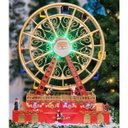 Ver mais imagens de Roda Gigante Natal Natalina Iluminaçao Led Som Movimento Cenario Luxo Musica Decoraçao Festa Mesa Tr