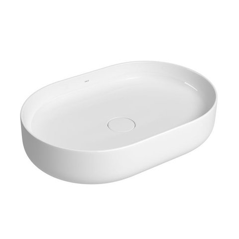 Cuba de Apoio Oval 60cm Branco Brilhante Deca