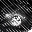 Ver imagem 7 de Churrasqueira Móvel Portátil com Rodas 44cm Grande Carvão:vermelho