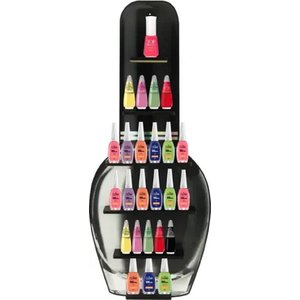 Nicho Organizador Expositor De Esmaltes Preto Mdf Make Laser NOEE