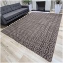 Ver imagem 3 de Tapete Carpete Sala Quarto Elegante Geométrico 2,00 X 3,00 Titulo Cor Marrom