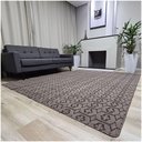 Ver imagem 5 de Tapete Carpete Sala Quarto Elegante Geométrico 2,00 X 3,00 Titulo Cor Marrom