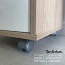 Ver imagem 5 de Gaveteiro Tamburato 3 Gavetas Ii - Carvalho/branco 6203