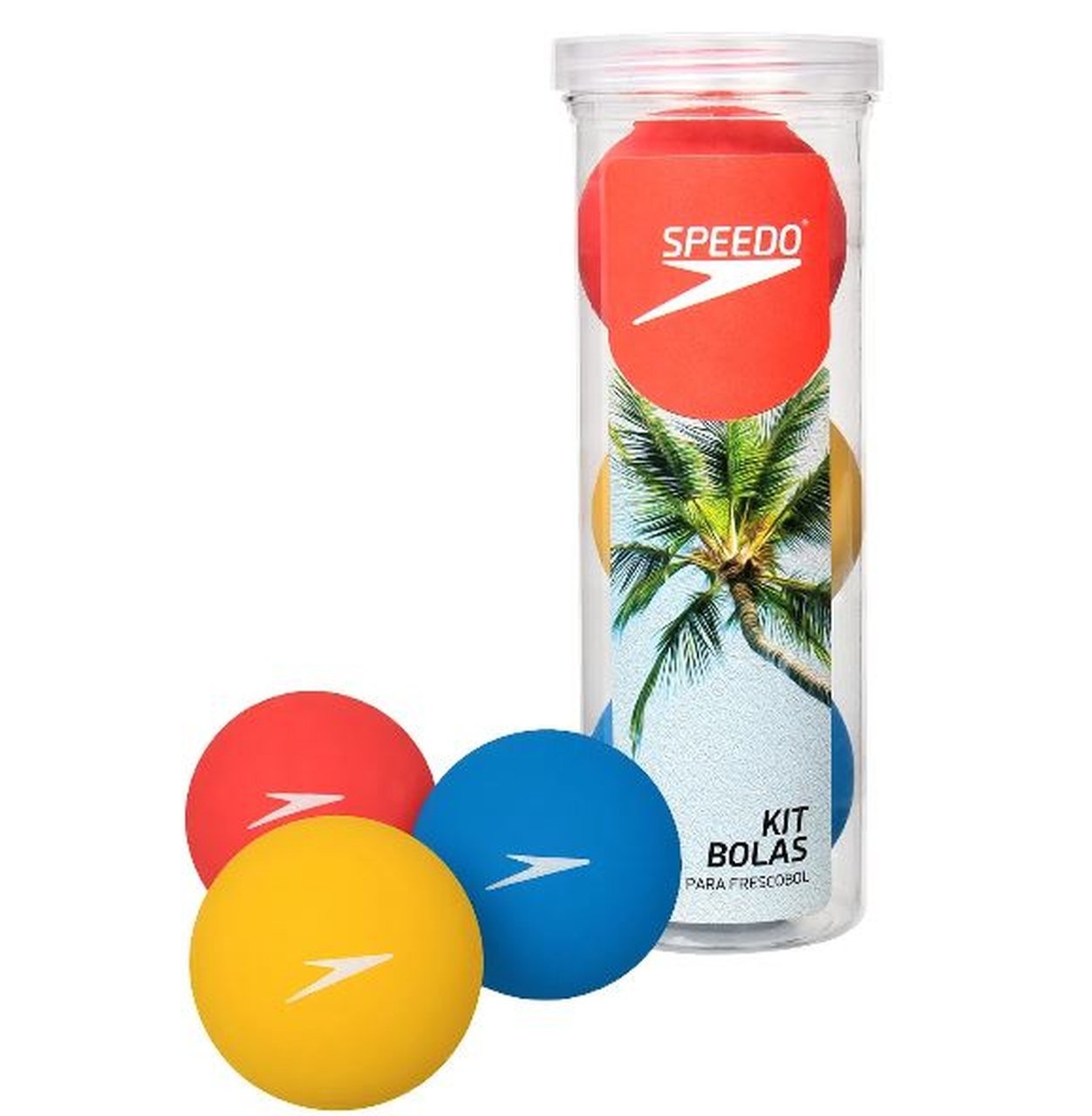 Kit 3 Bolas Frescobol Colors - Speedo - 2