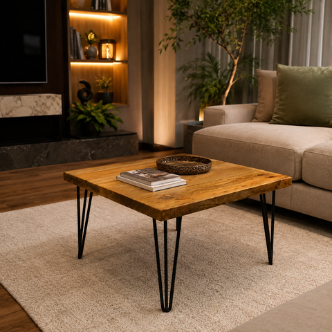 Mesa de Centro Rustique Quadratta