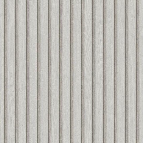 Papel de Parede Natural Colors Ripado Madeira Cinza Claro