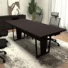 Mesa de Reunião Escritório Pés Metal 200cm F5 Office - 1