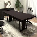 Ver imagem 1 de Mesa de Reunião Escritório Pés Metal 200cm F5 Office