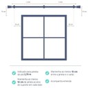 Ver imagem 3 de Kit Varão Simples de Cortina 300cm com Emenda Jade Nobre Belchior