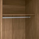Ver mais imagens de Guarda-roupa Casal Buriti 231,6cm 6 Portas 4 Gavetas Santos - Jatobá/areia