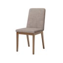 Ver imagem 6 de Conjunto Sala de Jantar Mesa Manu 120cm Tampo MDF e Vidro Canto Arredondado 4 Cadeiras Pietra