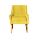 Ver imagem 3 de Poltrona Ariane Luxo Suede Cores - DS Estofados - Amarelo