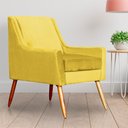 Ver imagem 5 de Poltrona Ariane Luxo Suede Cores - DS Estofados - Amarelo