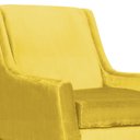 Ver imagem 2 de Poltrona Ariane Luxo Suede Cores - DS Estofados - Amarelo