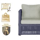 Ver imagem 4 de 2 Poltronas Madri Alumínio Corda Náutica Estofado 3 Trama Original