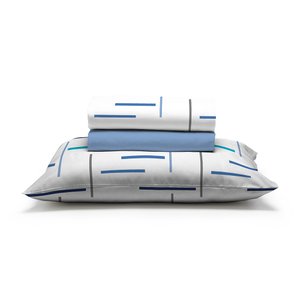 Jogo de Cama Solteiro 150 Fios Fiori - Bento (7809)