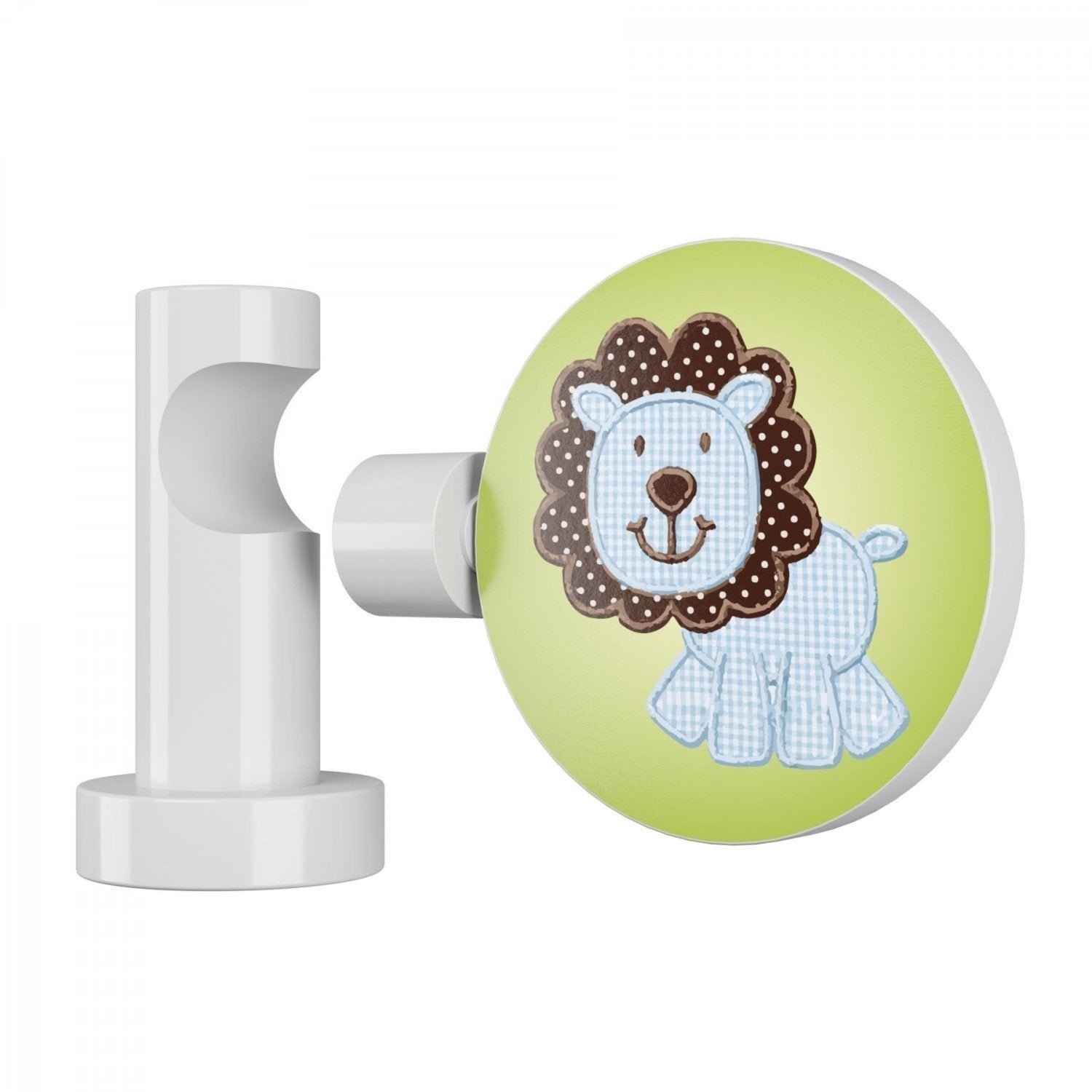 Kit Varão Simples de Cortina 19mm 200cm Kids Leão Belchior - 2