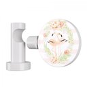 Ver imagem 2 de Kit Varão Simples  de Cortina 28mm 200cm Kids Flamingo Belchior